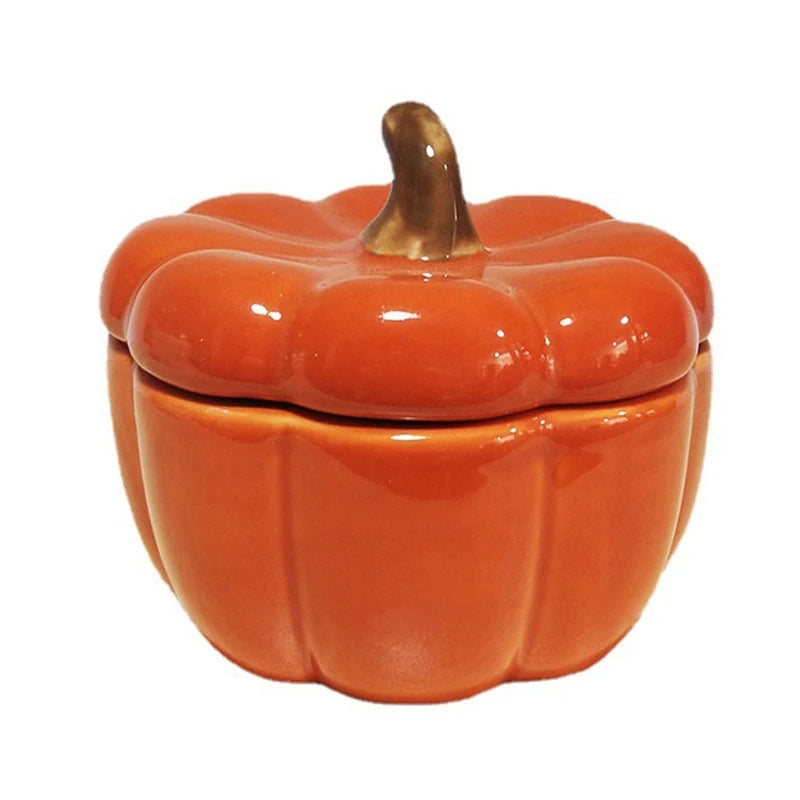 Pumpkin Candy Holder Cup with Lid