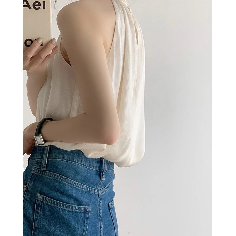 Women's Elegant Halter Blouse