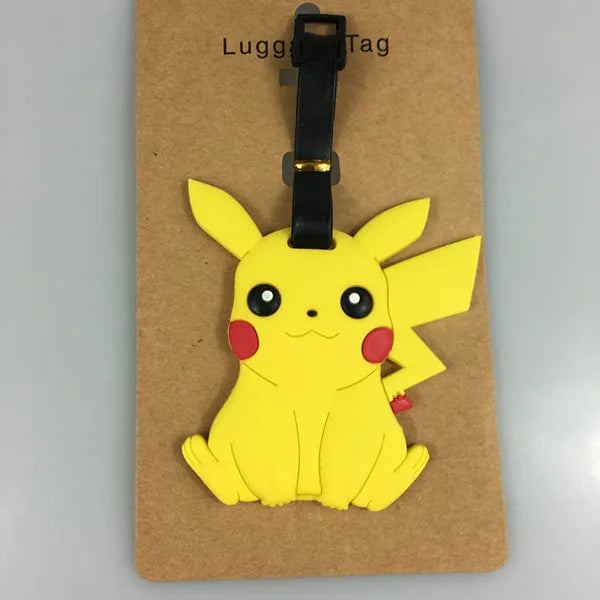 Pokemon Pikachu Gengar Luggage Tags