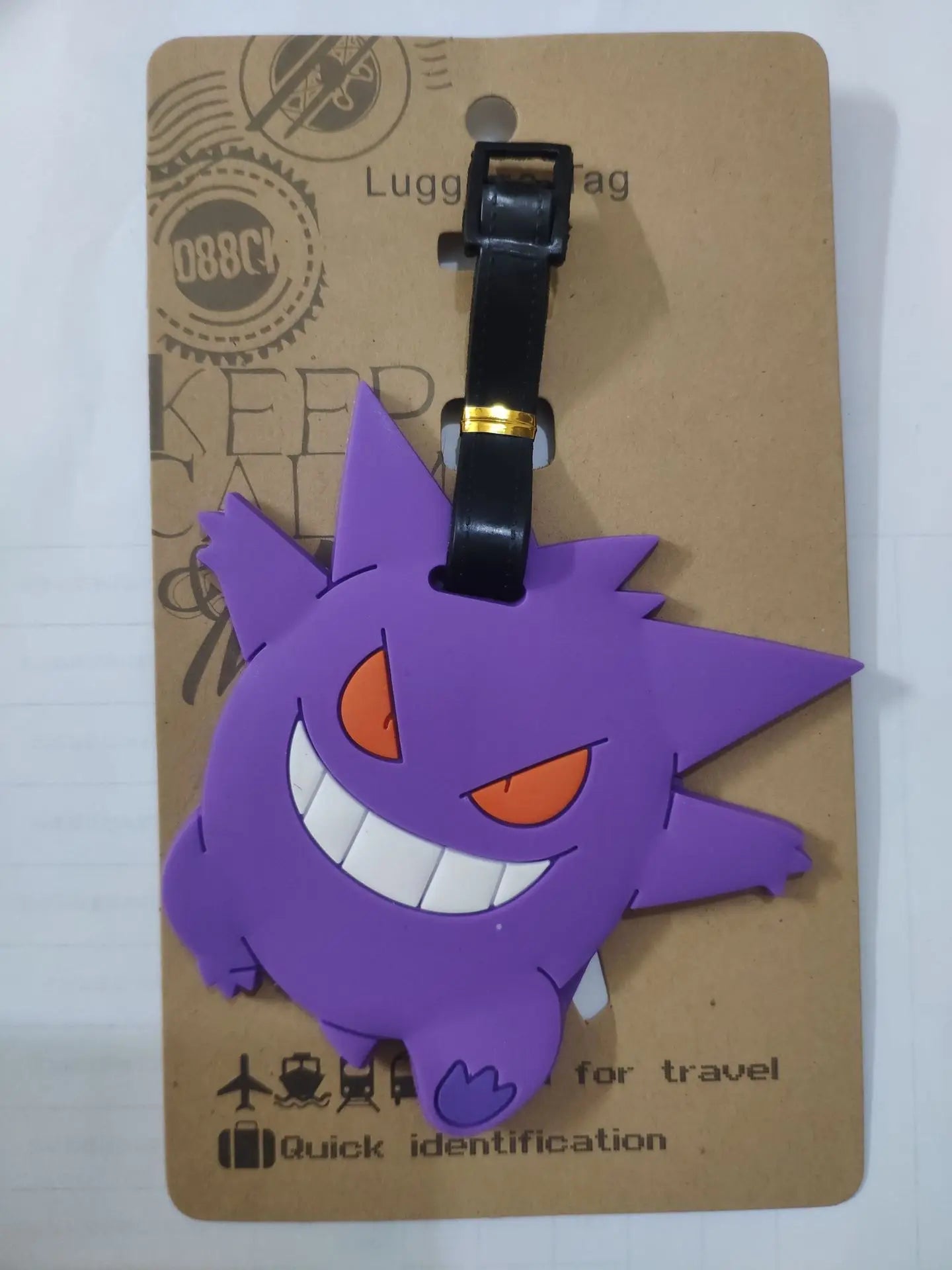 Pokemon Pikachu Gengar Luggage Tags