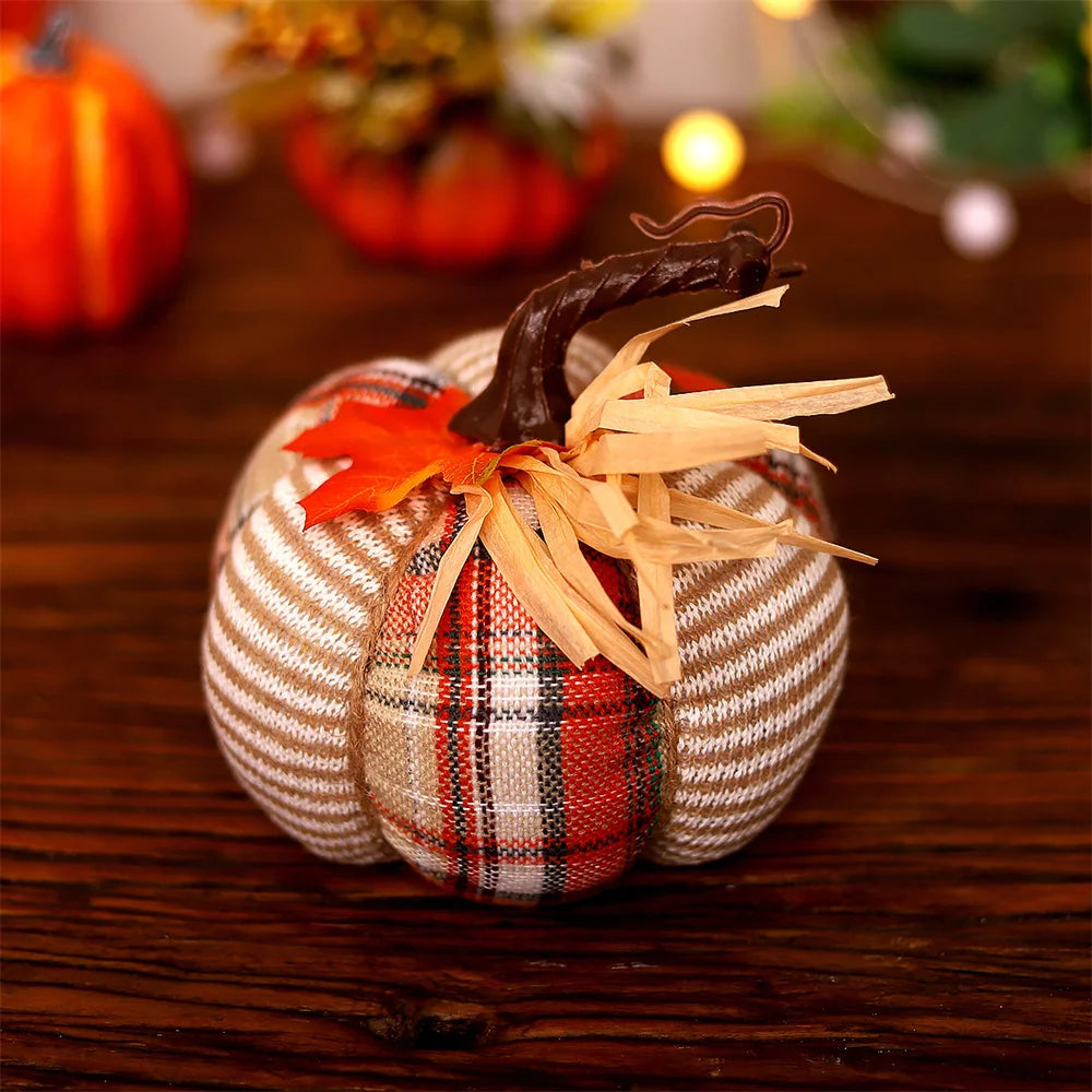 Handmade Fabric Pumpkin Decor