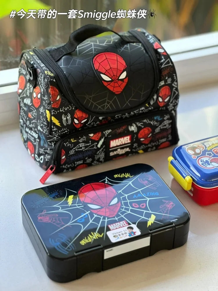 Smiggle Spiderman Backpack For Boys or Girls with Matching Cups and Lunchbags