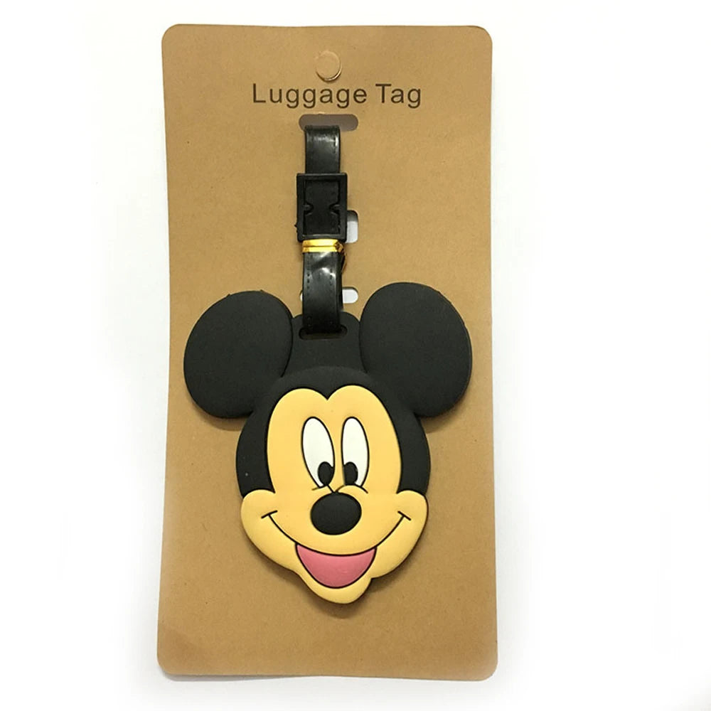 Cute Mickey and Minne Luggage Travel Boarding Tag