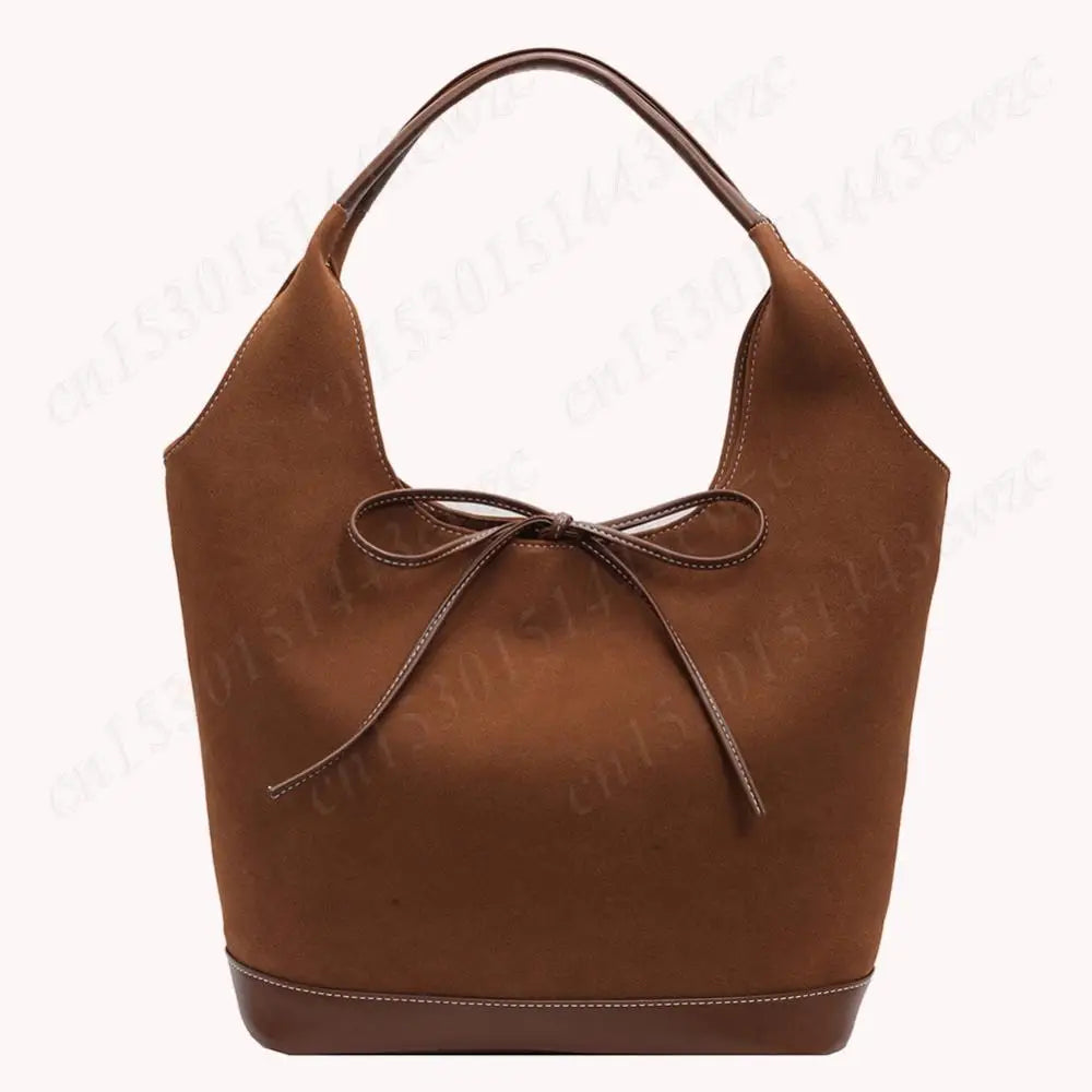 Designer Suede Tote Bag