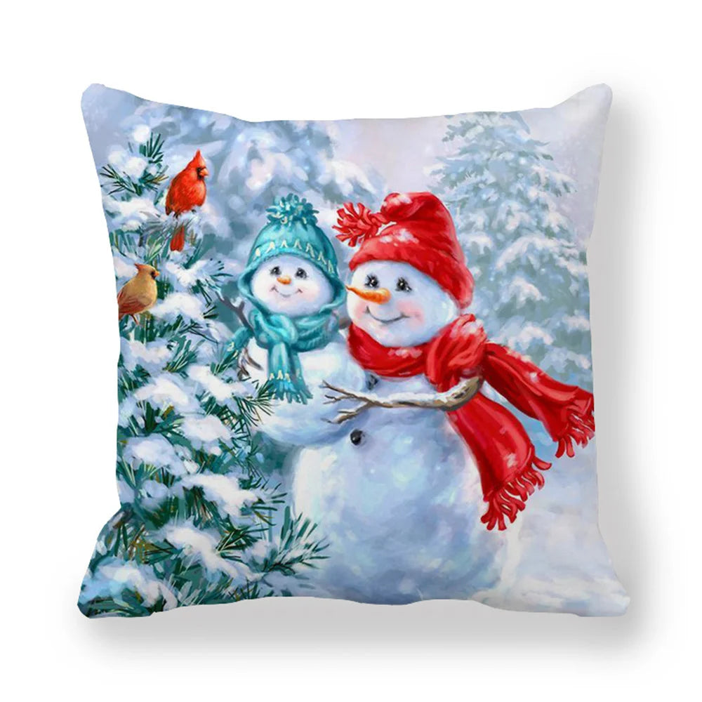 45cm Merry Christmas Cushion Cover Pillowcases; Many Styles