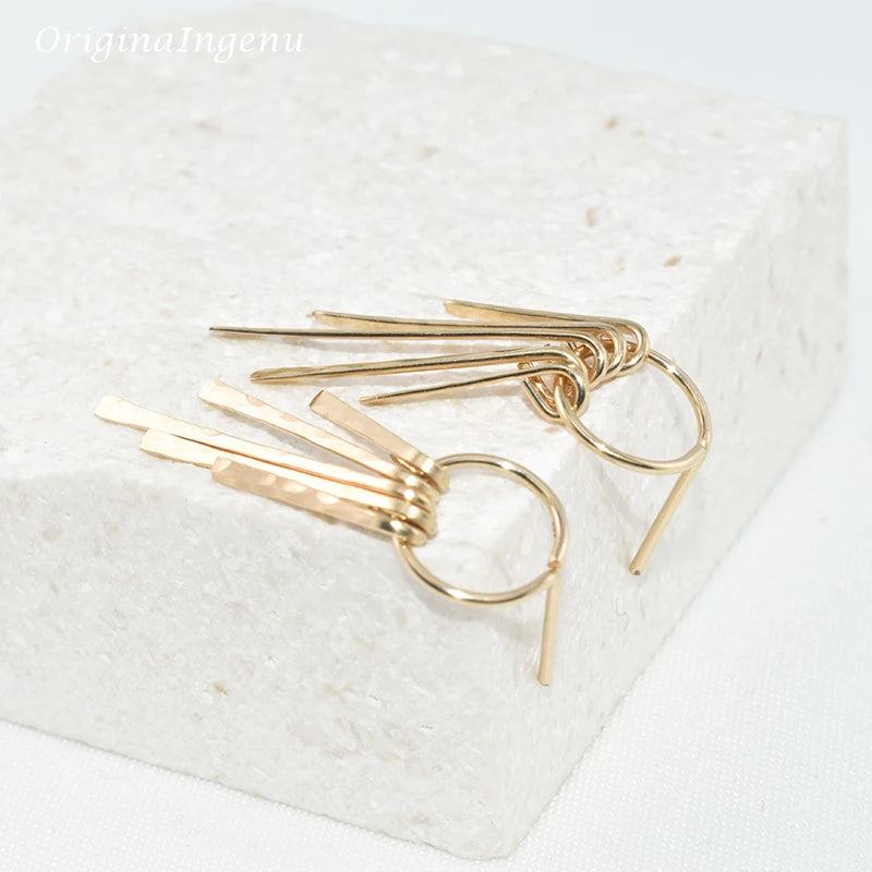 Handmade Tassel Earrings Silver or Gold Filled Largos Boho