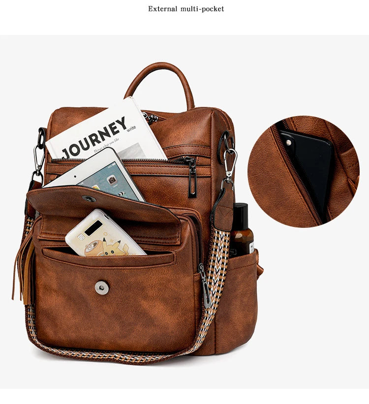 Large Womens Leather Backpacks