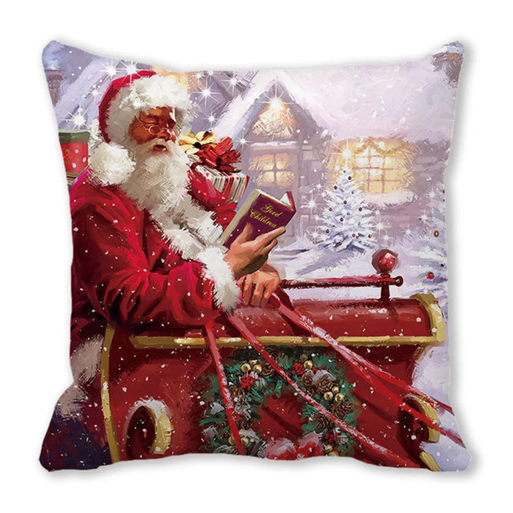 45cm Merry Christmas Cushion Cover Pillowcases; Many Styles