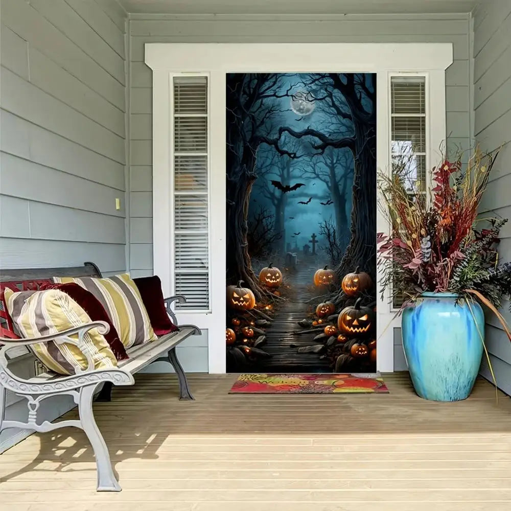 Halloween Door Decorations; Several Patterns to Choose From
