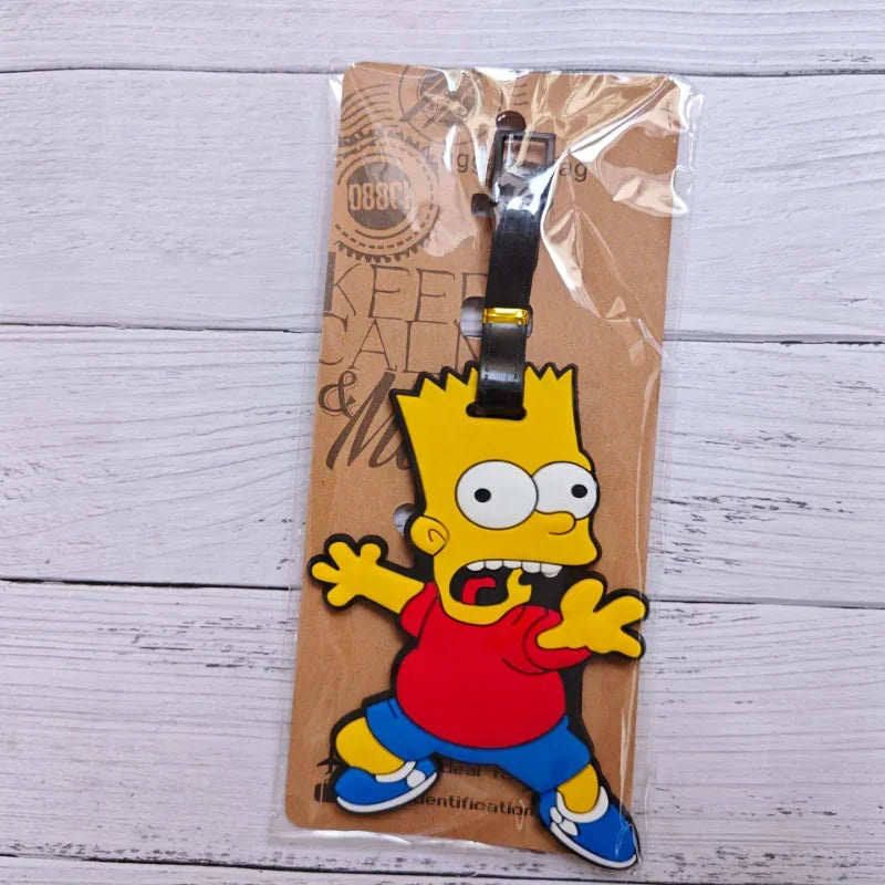 The Simpsons Luggage Tag