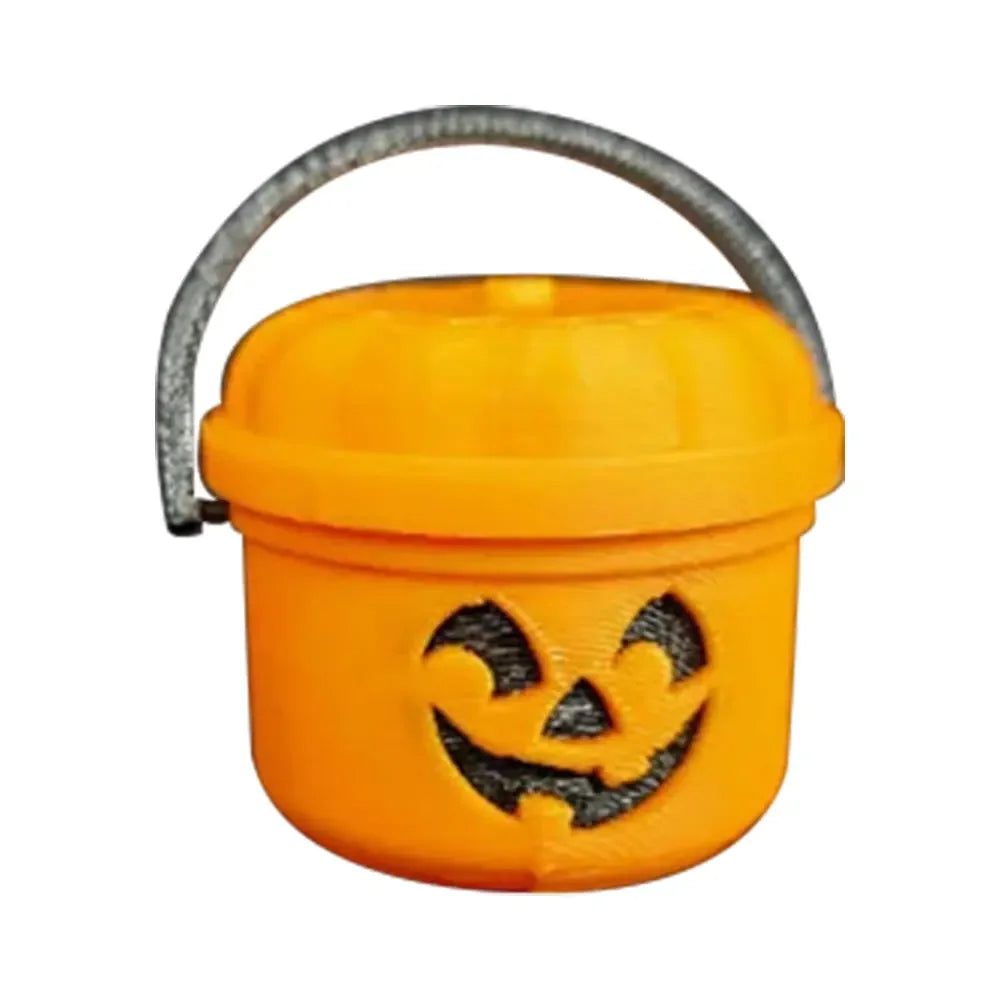 Small Halloween Pumpkin Trick or Treat Buckets For Party Favors