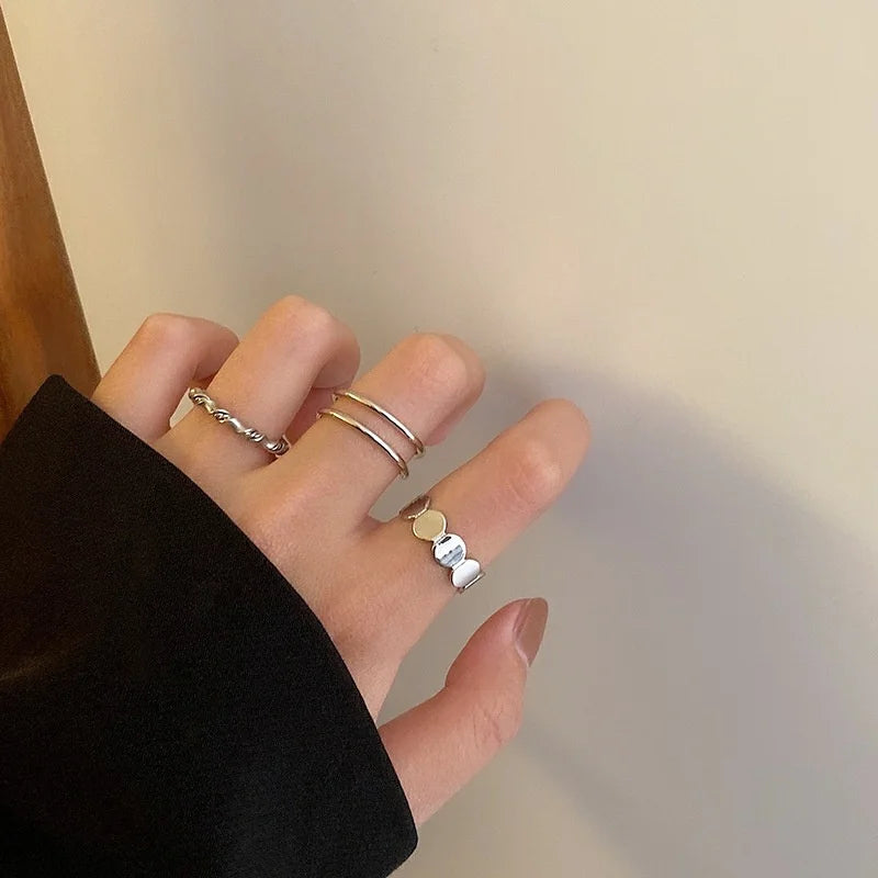 Handmade 3Pc Rings Set