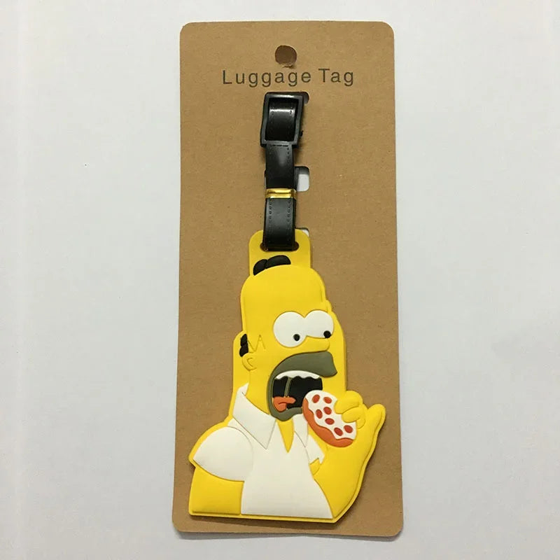 The Simpsons Luggage Tag