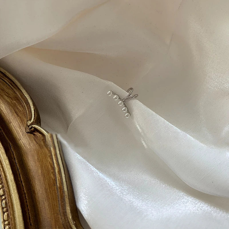 Exquisite Rhinestone Decor Ear Cuff earrings