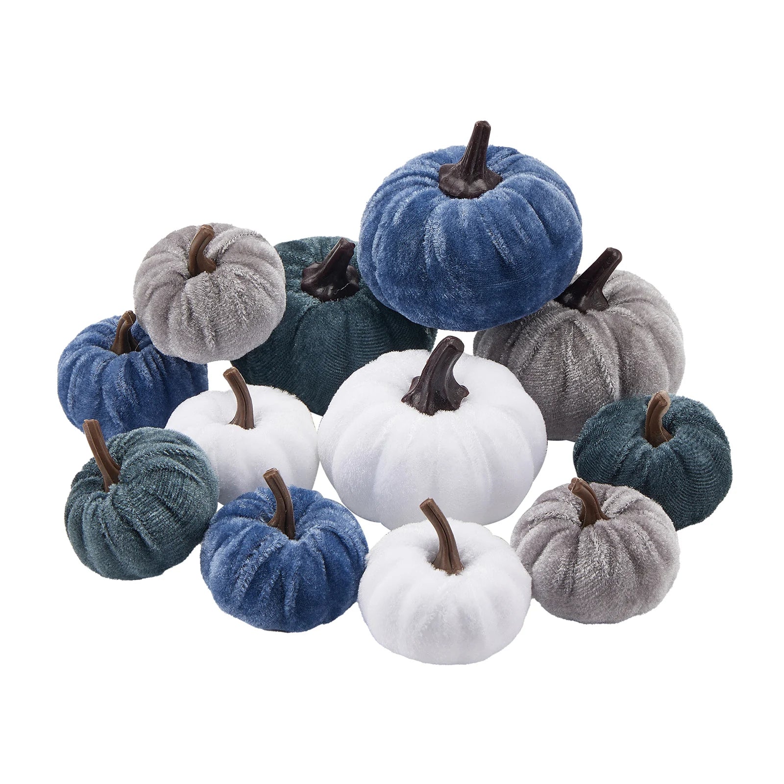 Halloween Artificial Velvet Pumpkins