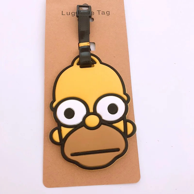 The Simpsons Luggage Tag