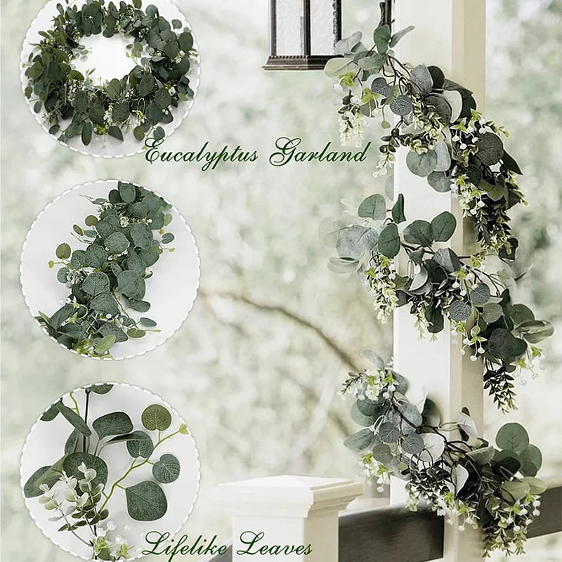 Artificial Eucalyptus Greenery Vines