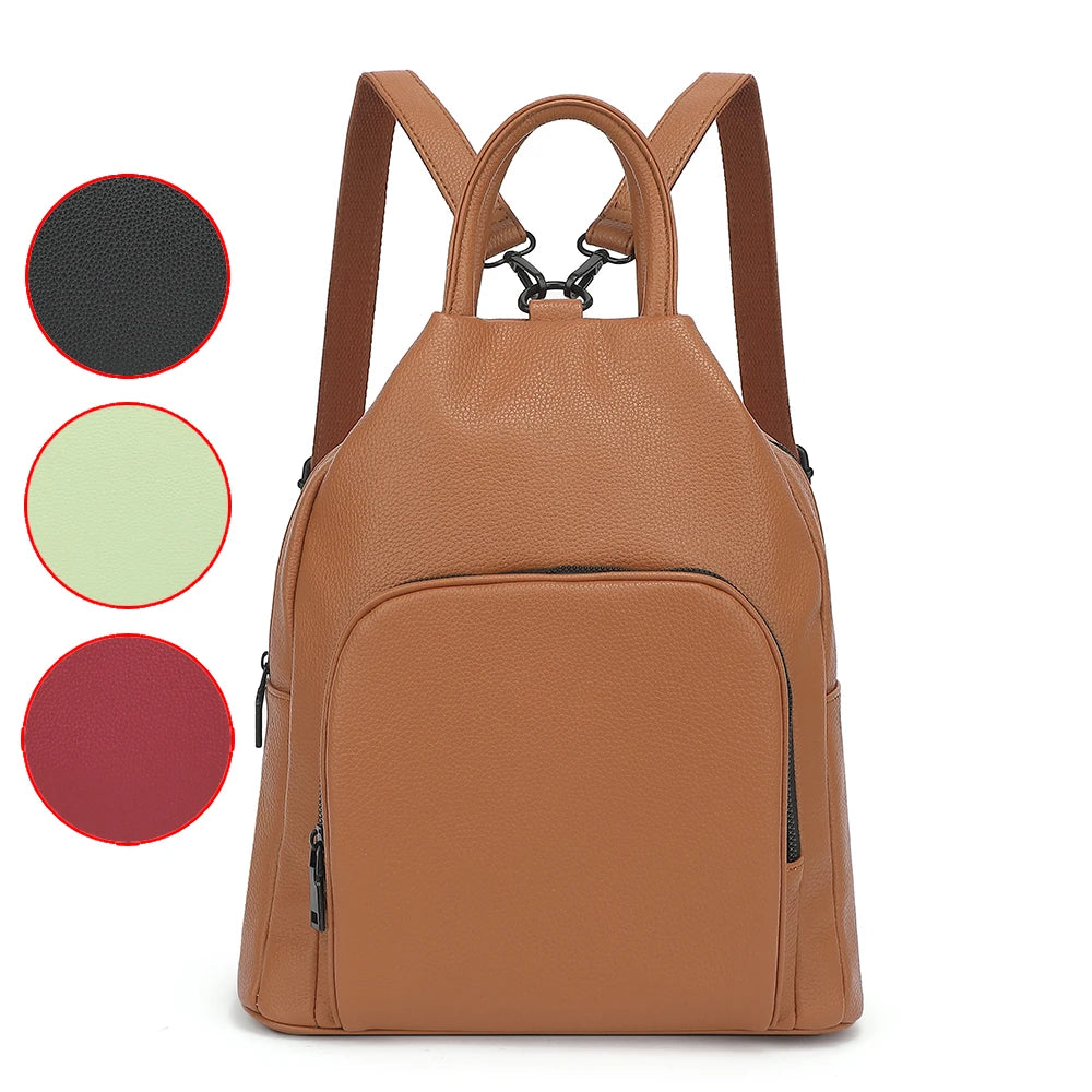 Leather Backpack Shoulder Bag