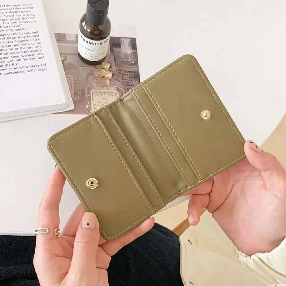Solid Color Women Wallets
