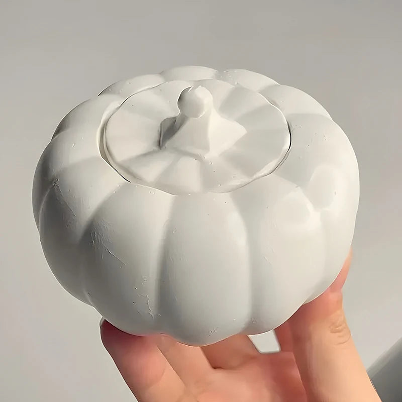 DIY Silicone Resin Pumpkin Candle or Jar Mold