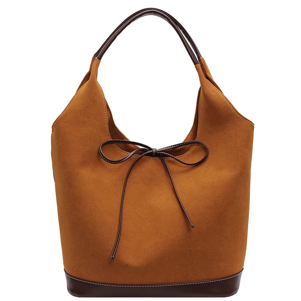 Designer Suede Tote Bag