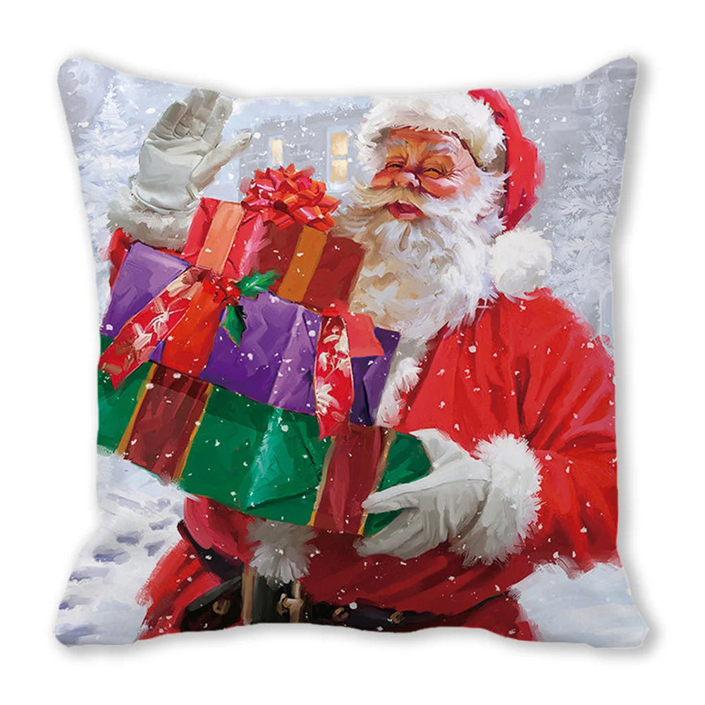 45cm Merry Christmas Cushion Cover Pillowcases; Many Styles