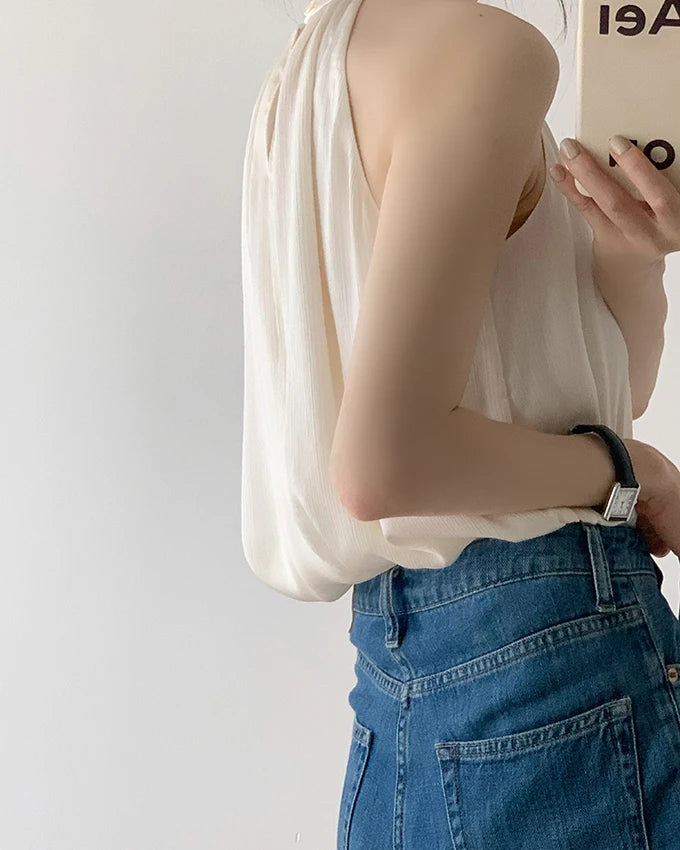 Women's Elegant Halter Blouse