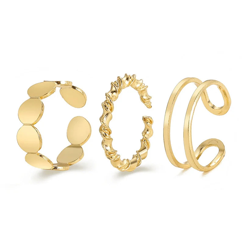 Handmade 3Pc Rings Set