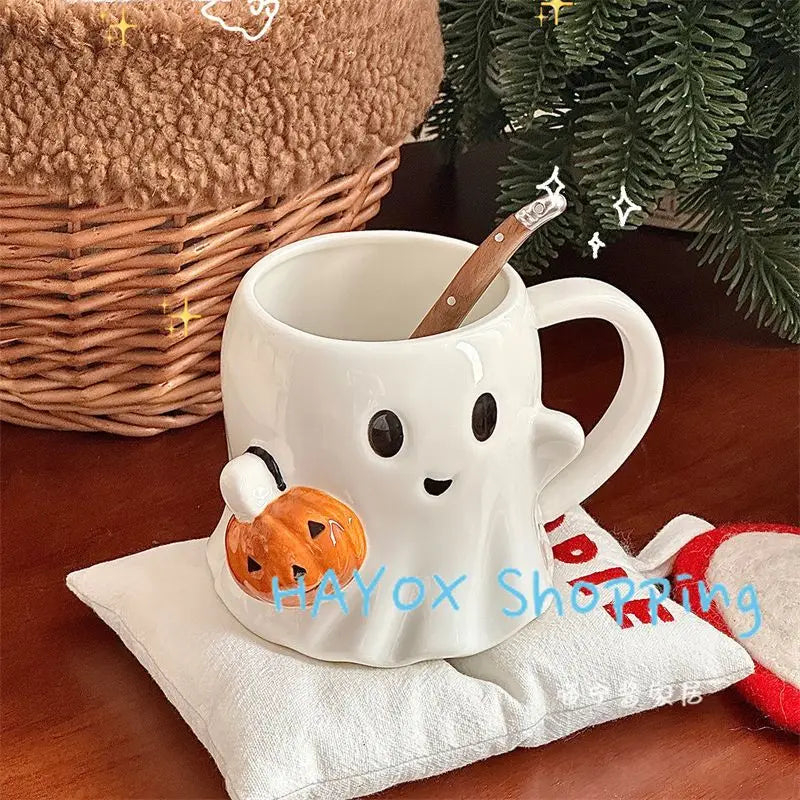 Cute Ghost Ceramic Mug