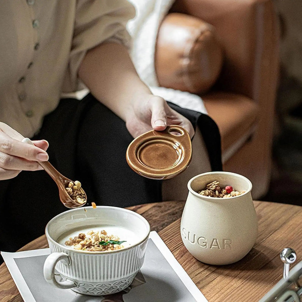 Sugar Pot Set for Countertop