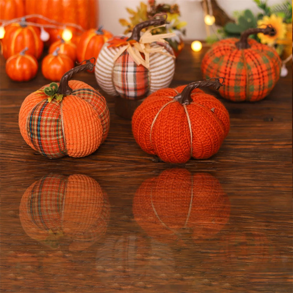 Handmade Fabric Pumpkin Decor