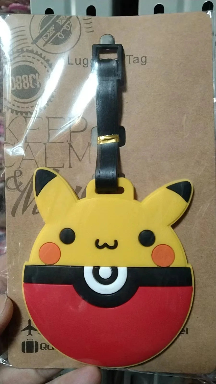 Pokemon Pikachu Gengar Luggage Tags