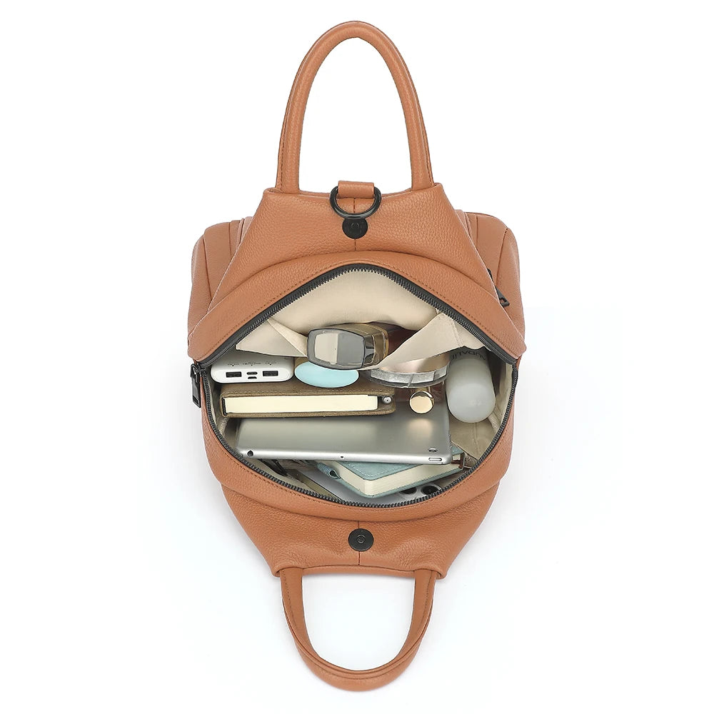 Leather Backpack Shoulder Bag