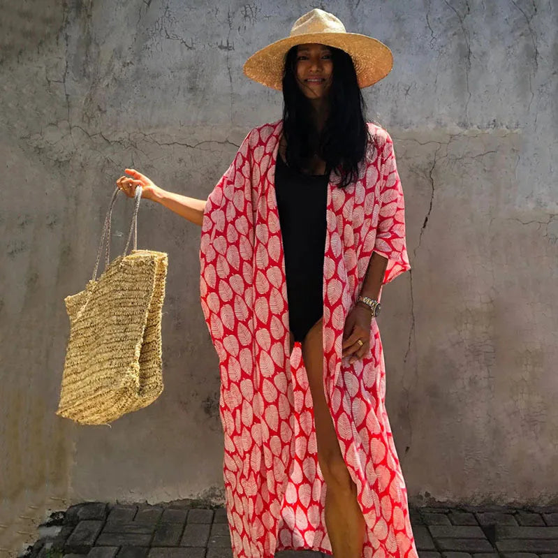 Bamboo Maxi Beach Cover Up