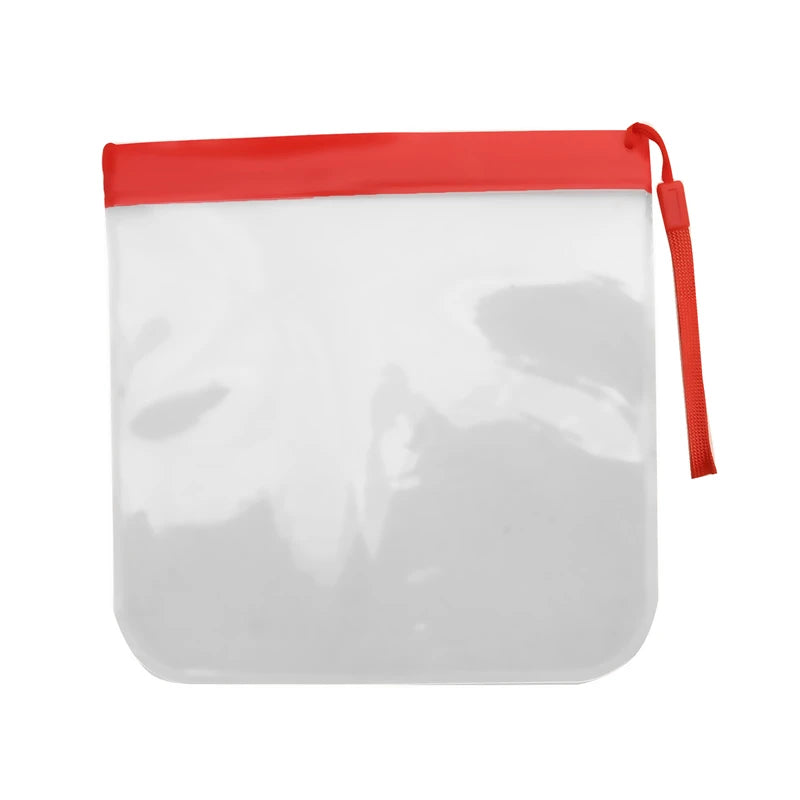 2pc Leakproof Transparent Travel Toiletry Bag
