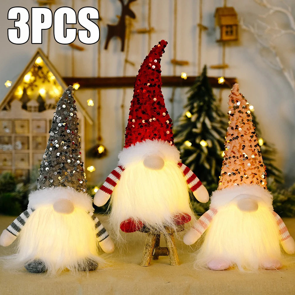 30cm Light Up Gnome Christmas Gnomes