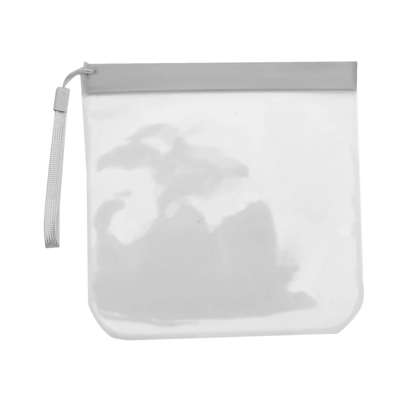 2pc Leakproof Transparent Travel Toiletry Bag