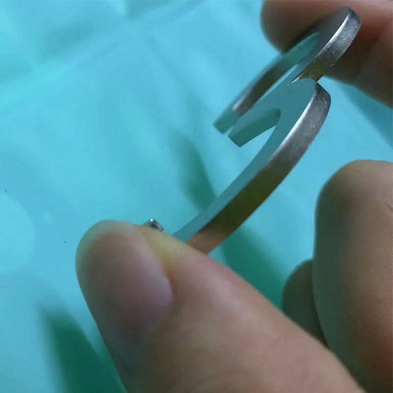 60mm Stainless Steel Self Adhesive House Numbers