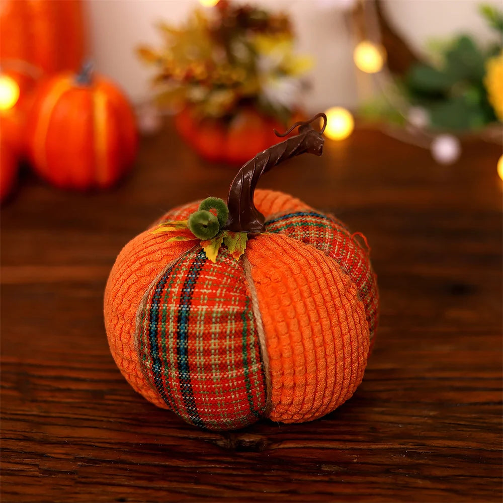 Handmade Fabric Pumpkin Decor