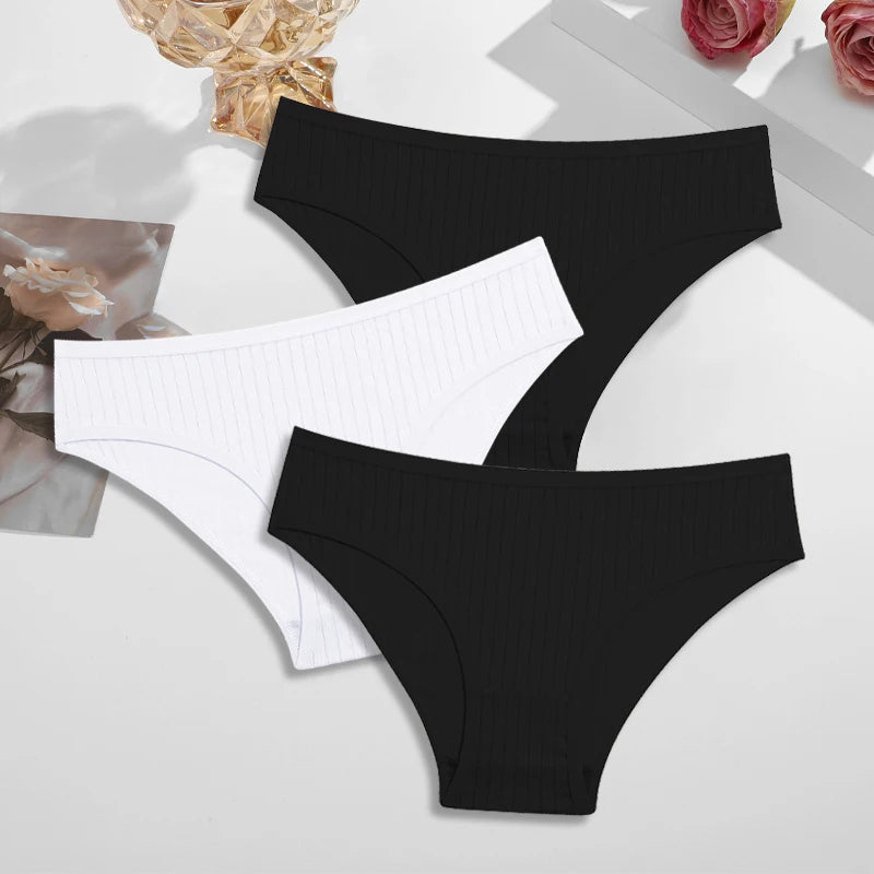 3Pcs Cotton Panties