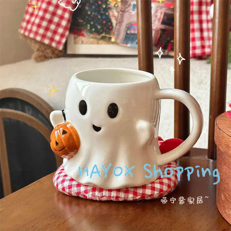 Cute Ghost Ceramic Mug