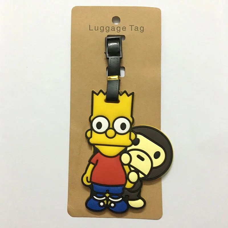 The Simpsons Luggage Tag