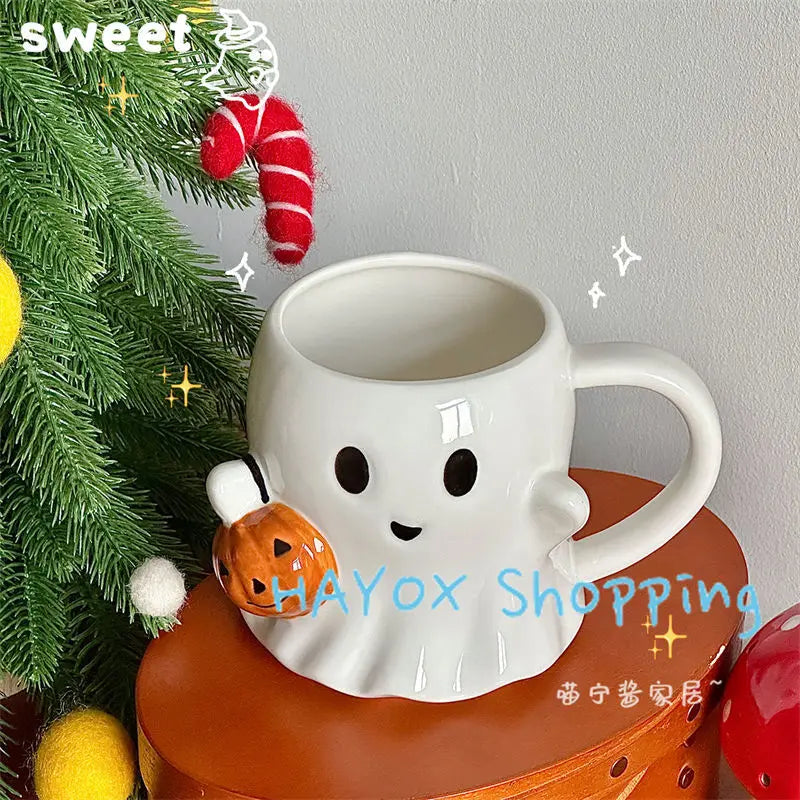 Cute Ghost Ceramic Mug