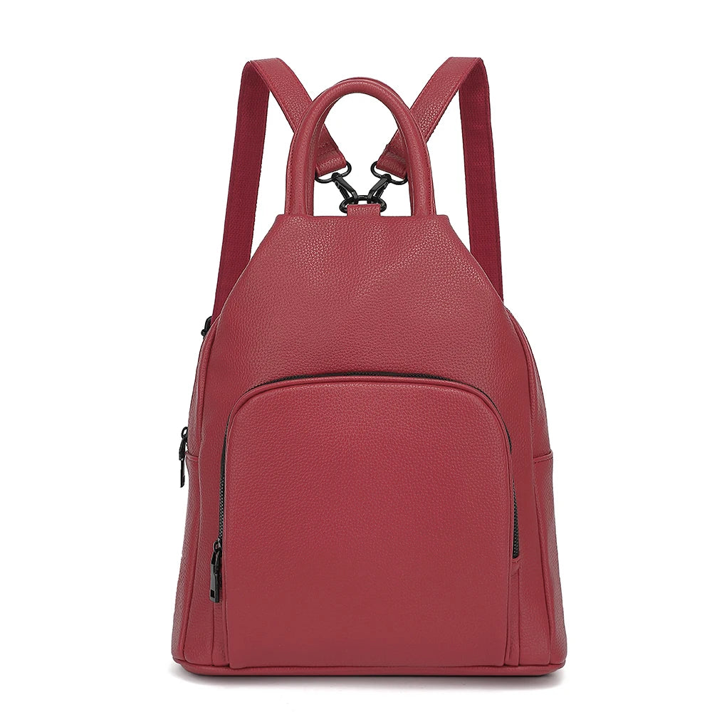 Leather Backpack Shoulder Bag