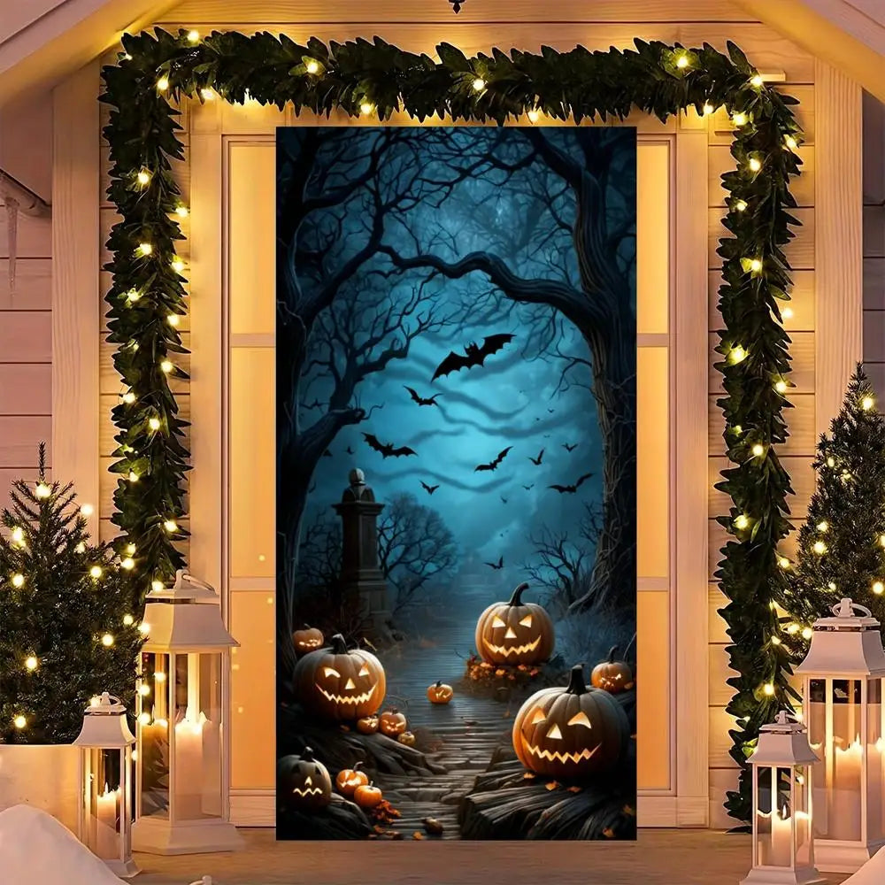 Halloween Door Decorations; Several Patterns to Choose From