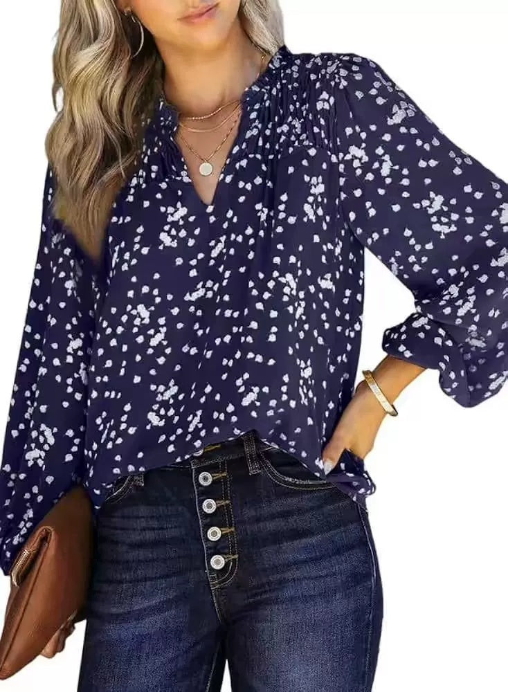 Long Sleeve Cute Blouse